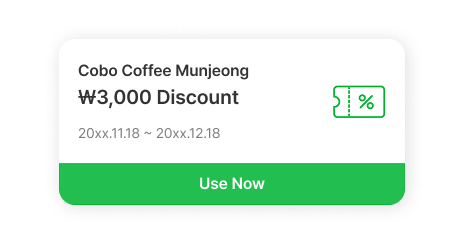 Baroder app screen for redeeming loyalty points for coupons
