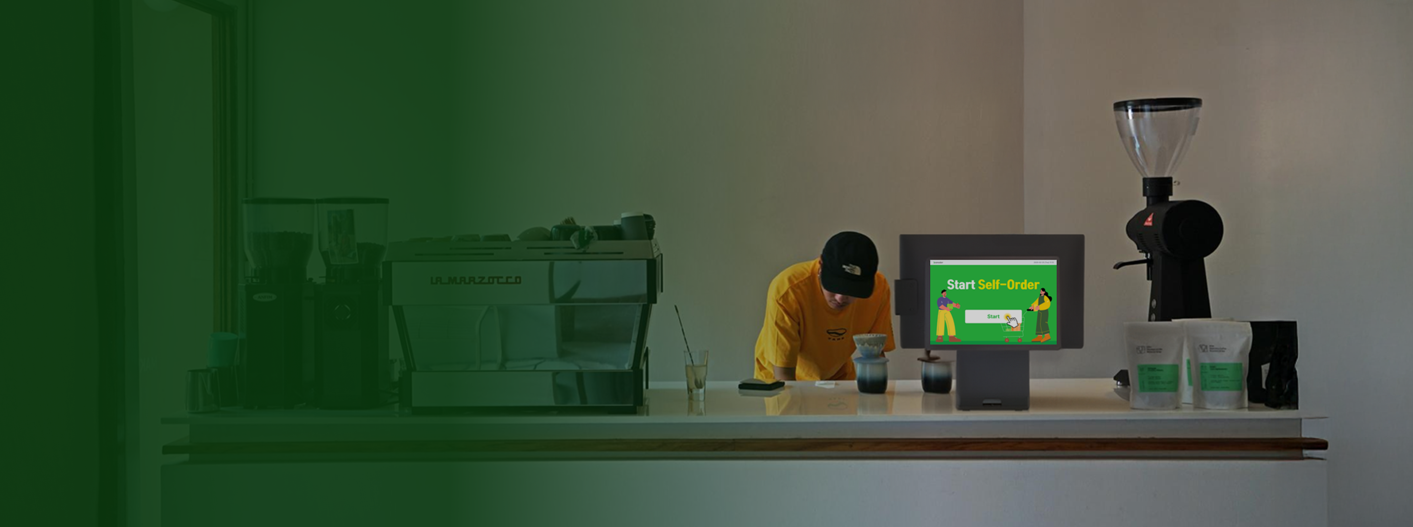 Baroder POS screen for managing multiple ordering channels